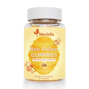 Gomitas de polen de abeja OEM/ODM con jalea real, propóleo, gomitas orgánicas de polen de abeja para inmunidad y cuidado de la piel - Product Image 1