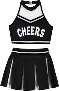 Uniformes de Animadoras para Competencia, Rojos y Negros, de Manga Larga con Cristales Brillantes, para Mujeres y Niñas, en Varios Tamaños - Product Image 4