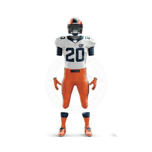 Uniforme de football américain à prix de gros, doublure douce, uniforme de football élégant, uniforme de football américain pour le fitness - Product Image 5