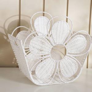 New design flower shape seagrass/ paper storage basket made in Vietnam with wholesale price OEM ODM color for kid's basket - Product Image 3