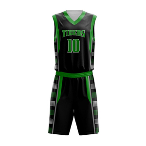 Nouvel ensemble maillot et short de basketball personnalisé OEM, uniforme sportif par sublimation, séchage rapide, respirant, tenue d'équipe, uniforme de basketball - Product Image 1