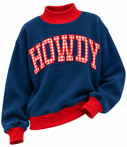 Wholesale Custom <b>Women</b>’s Turtleneck Sweatshirt Oversized Winter 100% Cotton Fleece Long Sleeve Front Logo <b>Pullover</b> - Product Image 5