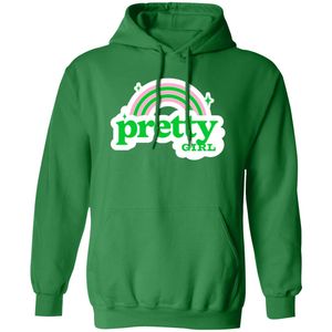 Green Graphic Pullover <b>Hoodie</b> Sweatshirt Soft Fleece <b>Long</b> Sleeve Hooded Top Casual Streetwear Fashion Warm <b>Women</b> <b>Hoodie</b> Everyday - Product Image 1