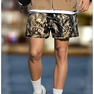 Wholesale Summer Sport Heavyweight Quick Dry Drawstring Closure Beach Mesh <b>Shorts</b> <b>Men</b> Streetwear Dtg Print <b>Camo</b> - Product Image 6