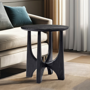 Table d'appoint moderne en bois massif pour hôtels et villa de chambre à coucher de hall de salon - Product Image 6