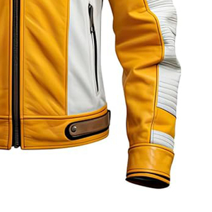 Chaqueta de Cuero para Hombre, Nueva Moda, Estilo Urbano, Sólida/a Cuadros, Resistente al Viento, Transpirable, Mangas Largas, Venta al Por Mayor, Suministro B2B - Product Image 6