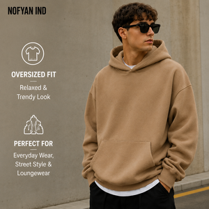 Sudadera con Capucha para Hombre, Estilo Urbano, Holgada, de Manga Larga, 100% Algodón, Secado Rápido, Transpirable, para Invierno, Cálida, para Actividades al Aire Libre - Product Image 4