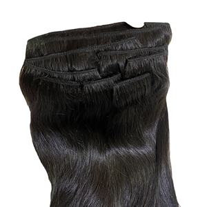 Extensions lisses naturelles 100% cheveux humains vierges, cuticules alignées, pointes plates, extensions à ruban adhésif, prix de gros - Product Image 6