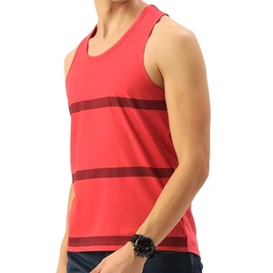 เสื้อกล้ามผู้ชายราคาถูก ผลิตตามสั่ง ผ้าโพลีเอสเตอร์ผสมอีลาสเทน แห้งเร็ว ระบายอากาศดี แฟชั่นเสื้อกล้ามสำหรับผู้ชาย Fortleo - Product Image 4
