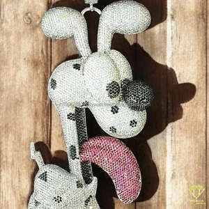 จี้เพชรรูปสุนัขทรงกลมของขวัญสำหรับผู้ชายจี้เงิน925ตกแต่งห้องแล็บออกแบบได้ตามต้องการ - Product Image 2