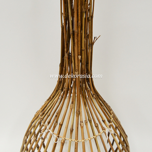 Bawang Floor <b>Lamp</b> Natural Bamboo Standing <b>Lamp</b> Decorative for Living Room Bedroom Hotel Interior Decor - Product Image 4