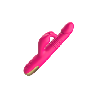 Vibromasseur lapin <span class=keywords><strong>triple</strong></span> <span class=keywords><strong>action</strong></span> <span class=keywords><strong>G</strong></span> <span class=keywords><strong>Spot</strong></span> avec stimulateur clitoridien indépendant poussant des jouets sexuels pour femmes - Product Image 5