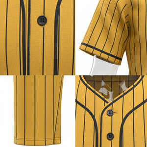 เสื้อเบสบอลแบบขายส่ง OEM สำหรับทุกเพศ ชุดกีฬาแบบซับลิเมชั่นสั่งทำได้ กางเกงขาสั้นสำหรับฝึกซ้อมซอฟต์บอล ชุดทีมสำหรับทุกเพศ - Product Image 6