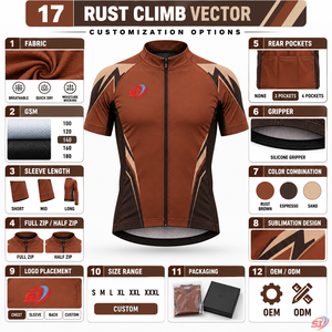 Maillot de cyclisme personnalisé pour homme, à séchage rapide, respirant, haute performance - Product Image 5