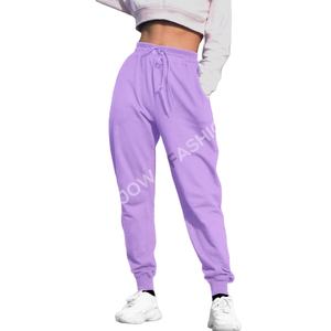 Bangladesh fabricado de alta calidad XL pantalones de chándal para mujer deportes Yoga Jogger encaje plano elección perfecta para venta al por mayor OEM personalizado - Product Image 3