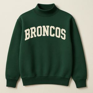 Sweat-shirt à col montant de créateur en coton premium, coupe oversize, polaire chaude, streetwear d'hiver, haut décontracté et élégant - Product Image 1