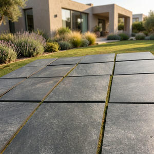 Azulejos de Porcelana para Piscina, Modelo Stone Nero Moderno, 20 mm de Grosor, Azulejos Resistentes para Exteriores, Losas para Pavimentación - Product Image 3
