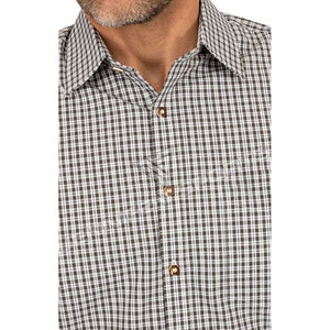 Chemise traditionnelle allemande en coton 100% de qualité supérieure pour hommes, style bavarois rouge Oktoberfest, séchage rapide - Product Image 2