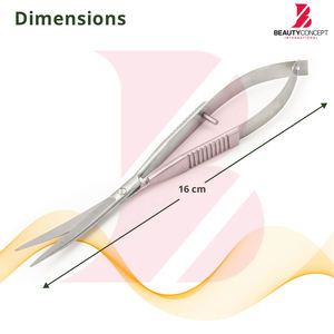 Tijeras de Belleza de Acero Inoxidable de 16 cm, Producto Nuevo y Moderno, Premium, Duraderas, Antideslizantes, Totalmente Personalizadas - Product Image 2