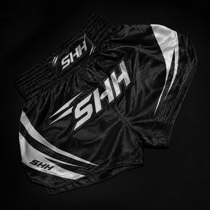 Pantalones Cortos Deportivos SHH de Alto Rendimiento para MMA, con Logotipo Frontal, Transpirables, de Secado Rápido y Elásticos, para Boxeo, MMA y <span class=keywords><strong>Entrenamiento</strong></span> de <span class=keywords><strong>Artes</strong></span> <span class=keywords><strong>Marciales</strong></span> <span class=keywords><strong>Mixtas</strong></span> - Product Image 4