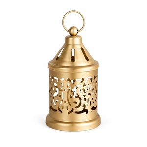 <b>Lantern</b> Candle Holder Decorative Hanging <b>Tealight</b> <b>Lantern</b> Moroccan Style Cutout Candle Holder for Home Wedding Party Table Decor - Product Image 1