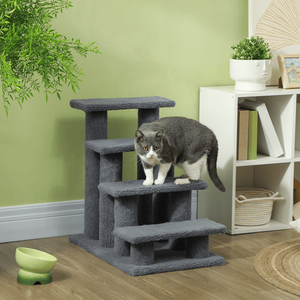 Scratch Post for Cats and Dogs Cat Tree with Pet Stairs Comfortable Feline Furniture - Product Image 1