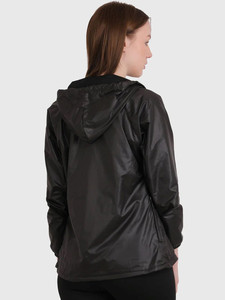 OEM Custom Womens Hooded Waterproof Windbreaker <b>Jacket</b> Sweat-Enhancing Lightweight Eco-Friendly Memory Fabric Gym Workout - Product Image 2