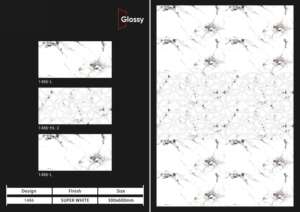 Azulejos de Porcelana Brillante Premium de 30x60 cm (300x600 mm), Material de Superficie Contemporáneo para Diseño de Interiores y Construcción de Alta Gama - Product Image 4