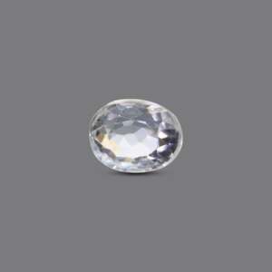 Handcrafted 4.2 Carat Square Cut White Zircon Loose Gemstone for Fine Jewelry - Product Image 1