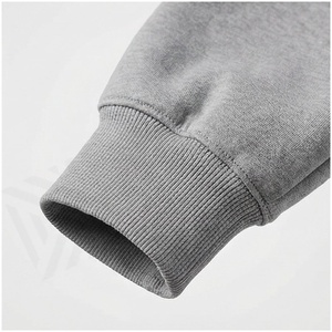 <b>Women</b> Gray <b>Half</b>-<b>Zip</b> <b>Sweatshirt</b> Full Sleeve Solid Color Casual Midweight Polyester Tracksuit Top with Side Pockets Autumn Wear - Product Image 6