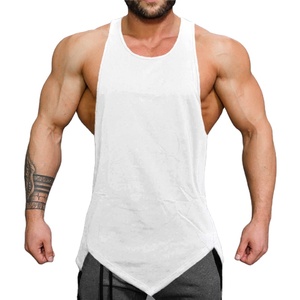 Débardeur de musculation respirant en tricot personnalisé pour hommes, sans manches, uni, pour la gym et le fitness - Product Image 1