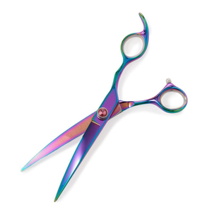 OEM Wholsale Price Luxury 7.5-Inch Curved Stainless Steel Pet Grooming <b>Scissors</b> High Comfort Handles Safe Precise Easy Use - Product Image 2