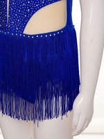 Vêtements de danse pour enfants de 6 à 16 ans, vêtements d'entraînement pour filles, justaucorps de danse latine