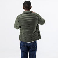 Blouson Bomber Homme Hiver Slim Col Montant Imperméable Respirant Coupe-Vent Réversible Nylon/Coton-Polyester
