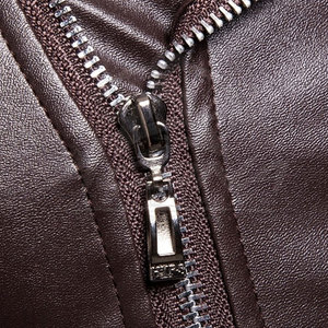 Chaqueta de Invierno para Hombre, de Cuero Vacuno Genuino, con Cierre de Cremallera, Ecológica, Transpirable, Casual, para Exteriores, Diseño Personalizado - Product Image 6
