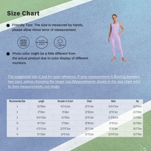 Traje Deportivo de Patinaje para Niñas de 4 a 14 Años, Mono Deportivo, Leotardo de Cuerpo Entero Informal para Juegos, Entrenamiento Atlético y Yoga - Product Image 6