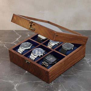 Organizador de Relojes de Madera para Uso Doméstico, Caja de Presentación de Relojes de Madera para Tiendas Minoristas por AYAANS - Product Image 3