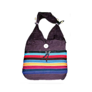 Canvas Ethnic Bag Handmade Bag for Women Traditional Bohemian <b>Shoulder</b> Tote Crossbody Handbag Stylish Embroidered Travel - Product Image 2