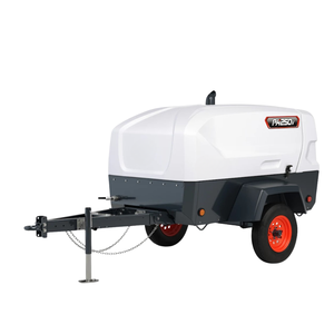 เครื่องอัดอากาศแบบสกรูโรตารี่พกพา 250 CFM 100/150 PSI สำหรับอุตสาหกรรม - Product Image 5