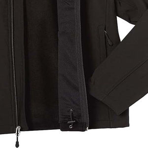 Chaqueta Softshell de Diseño Personalizado para Hombre, con Cierre, para Invierno, Ecológica, de Secado Rápido, Tejido Transpirable, con Logotipo Bordado Personalizado - Product Image 6