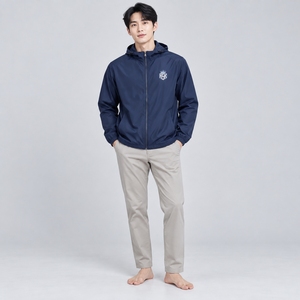 เสื้อแจ็คเก็ตกันลมสำหรับผู้ชาย คุณภาพสูง น้ำหนักเบา ระบายอากาศได้ดี กันลม กันน้ำ - Product Image 1