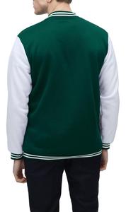 Professional Logo Printed Men's Varsity Jackets <b>Top</b> Fashion Winter Coat with Stand Collar Competitive Price - Product Image 3