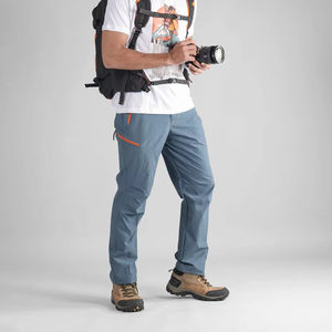 Pantalon thermique décontracté pour homme, idéal pour les activités de plein air automne-hiver, taille mi-haute, coupe droite, pantalon de montagne, service OEM - Product Image 1