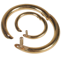Anneau nasal vétérinaire premium pour bovins, réutilisable, durable, en acier inoxydable, sûr et fiable, outil de manipulation des animaux pour l'élevage et les ranchs