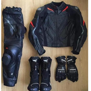 OEM Custom Leather <b>Motorcycle</b> Racing Suit CE Approved Motorbike Biker Protective Suit Gloves And Shoes Wholesale Supplier - Product Image 5