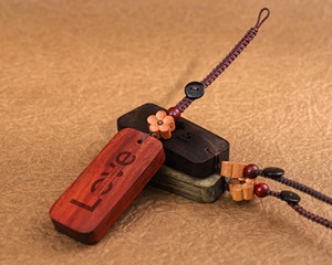 Matte Finish Wooden <b>Key</b> Chains Non Glossy Wooden <b>Key</b> Chains Solid Color Wooden <b>Key</b> Chains <b>Custom</b> Factory Wholesale Item Use Wood - Product Image 3