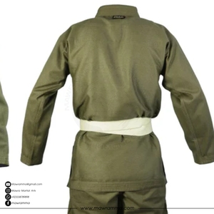 ชุดยิวยิตสูเกรดอะคาเดมี ผ้าฝ้าย 100% ทอลายเพิร์ลวีฟ ปักโลโก้ได้ตามต้องการ ชุดยิวยิตสูบราซิลเลียน สำหรับนักกีฬามืออาชีพ ชุดฝึกซ้อม - Product Image 3