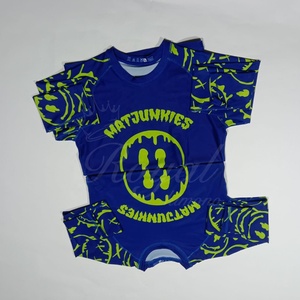 Personalizable de manga completa Rash Guard para hombres Sublimado MMA & BJJ Camisa de compresión con logotipo de longitud larga MMA Rashguard - Product Image 1