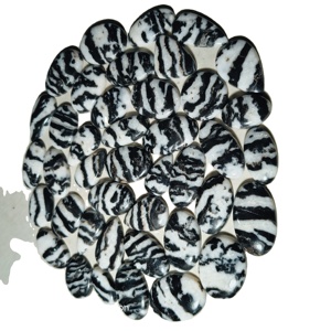 Pierre de jaspe zèbre 100% naturelle de qualité supérieure pour la vente en gros, pierres précieuses en vrac de formes variées, marque KHUSHI GEMS STONE, bijoux de guérison - Product Image 3