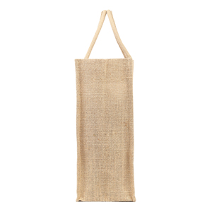 Sacs Double R personnalisés en jute avec poignées, sac fourre-tout avec fermeture éclair, sac isotherme pour déjeuner, idéal pour cadeaux et vin - Product Image 3